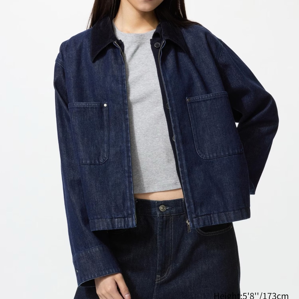 Uniqlo Zip-Up Short Jacket